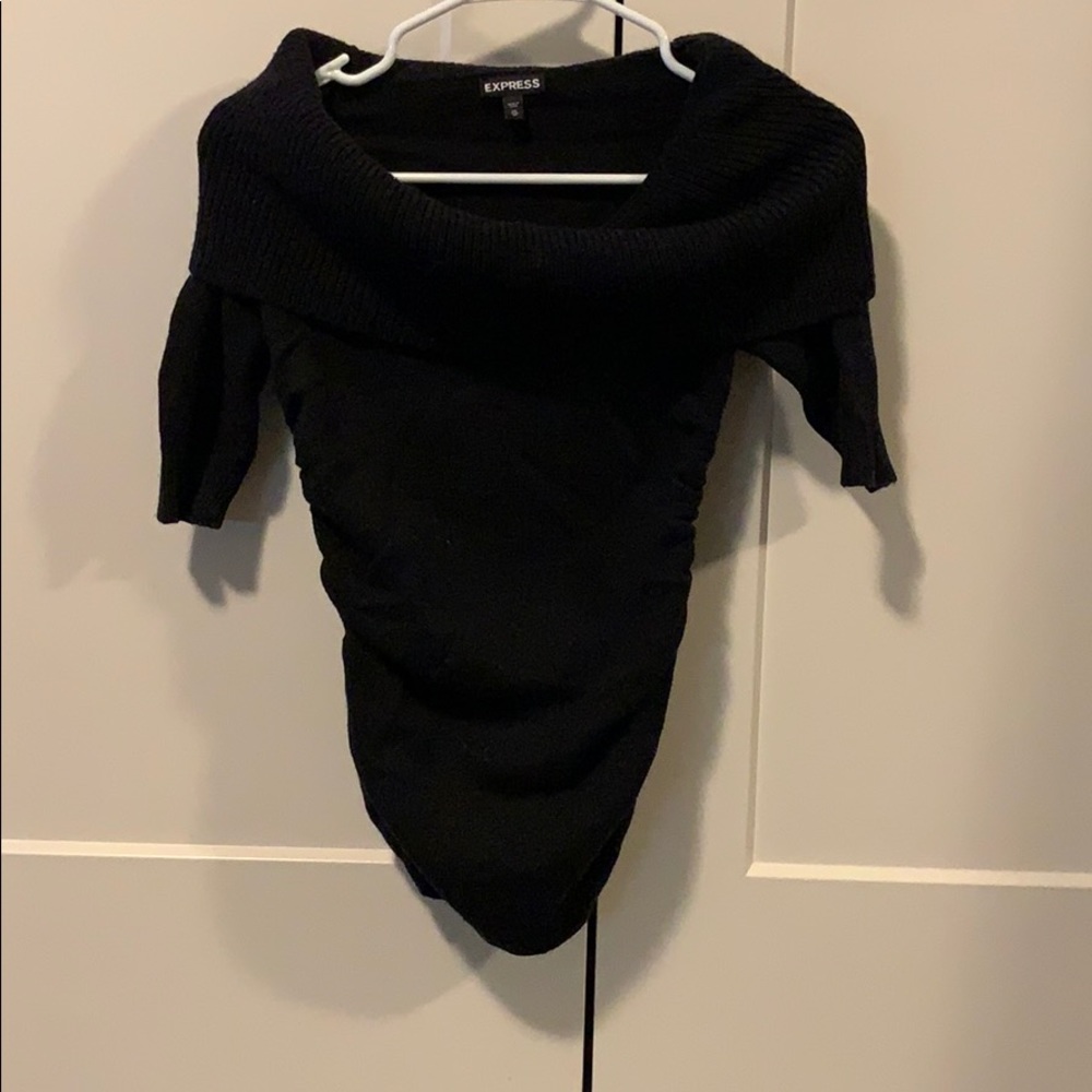 Express black cowl neck sweater